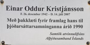 Einar Oddur Kristjánsson Flateyri