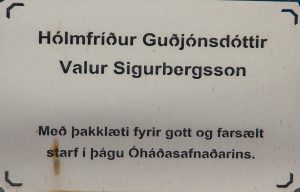 Hólmfríður Guðjónsdóttir
Óháði söfnuðurinn
