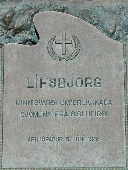 Minnisvarði um drukknaða Siglufirðið