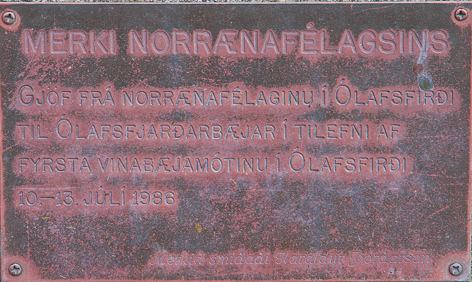Norræna merkið
Ólafsfirði