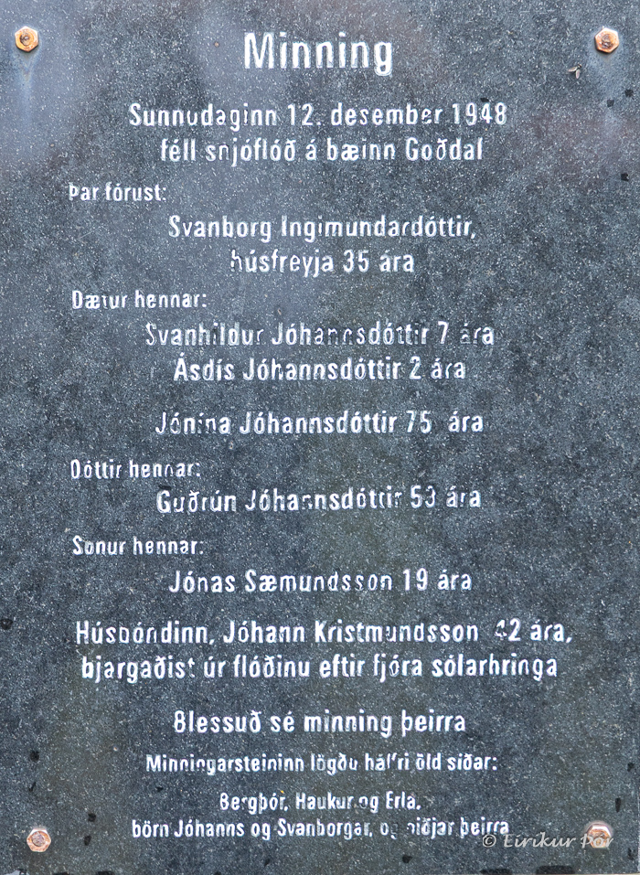 Snjóflóð í Goðdal